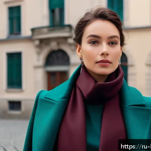 룩셈부르크 패션 트렌드 - A stylish urban scene in Luxembourg featuring a woman dressed in a modern interpretation of classic ...